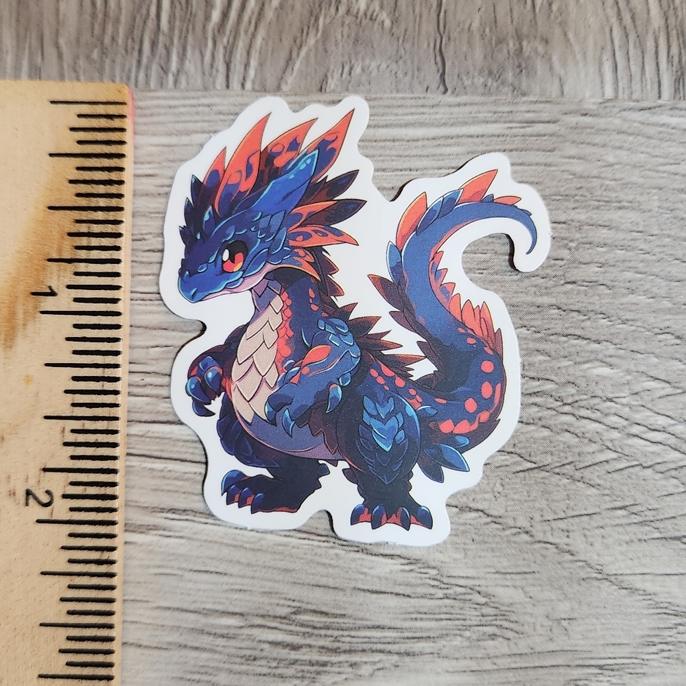 10/$10 Dinosaur Sticker Cartoon Jurassic Colorful Playful Decal